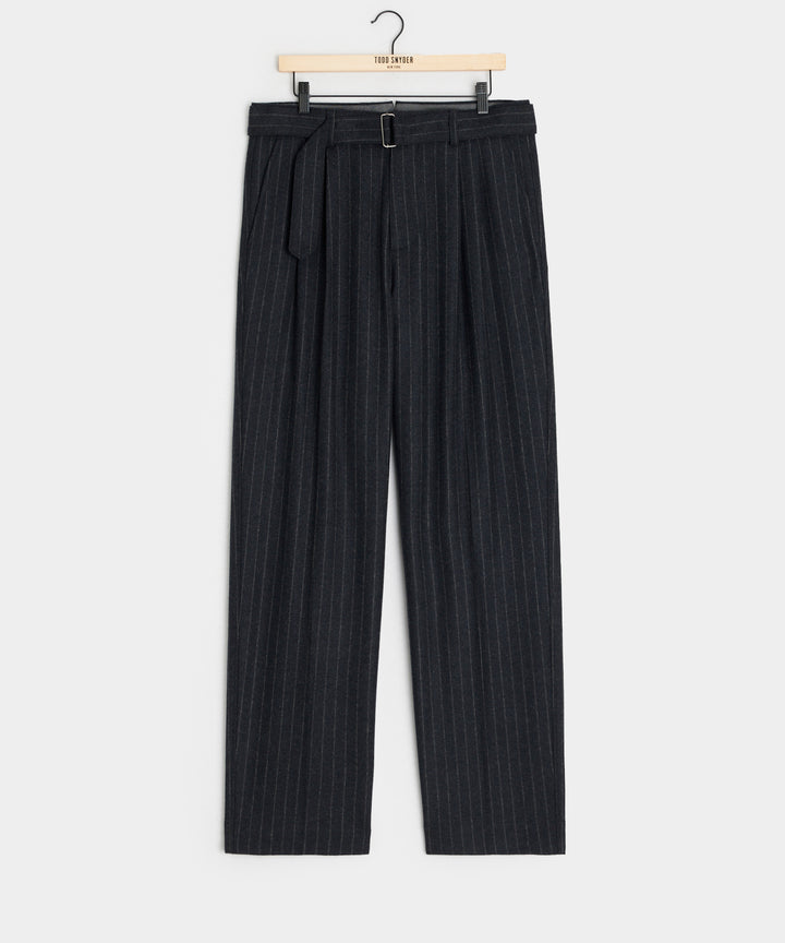 Italian Wool Self Belt Trouser