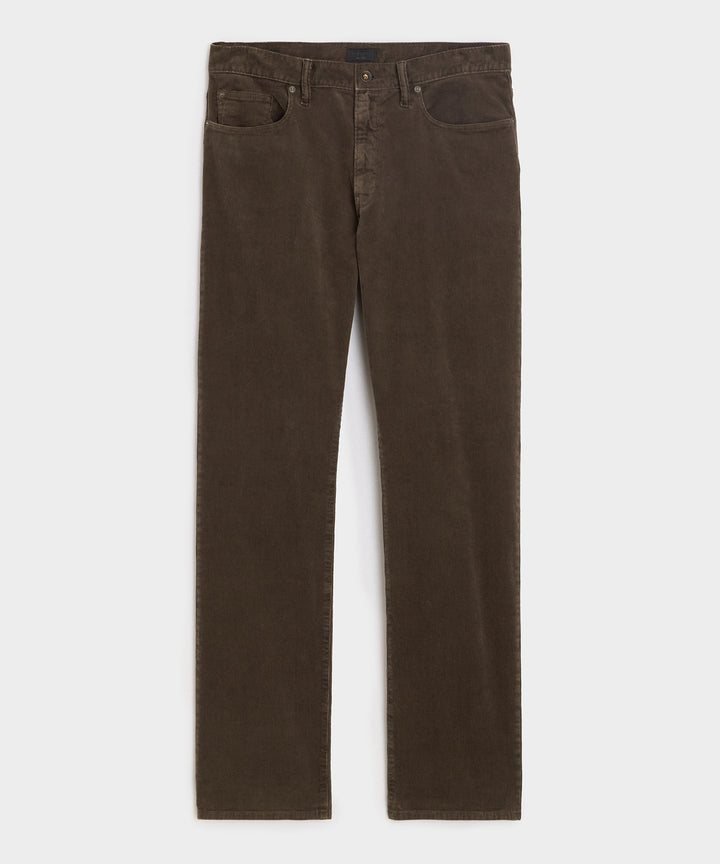 Straight Fit 5-Pocket Corduroy Pant