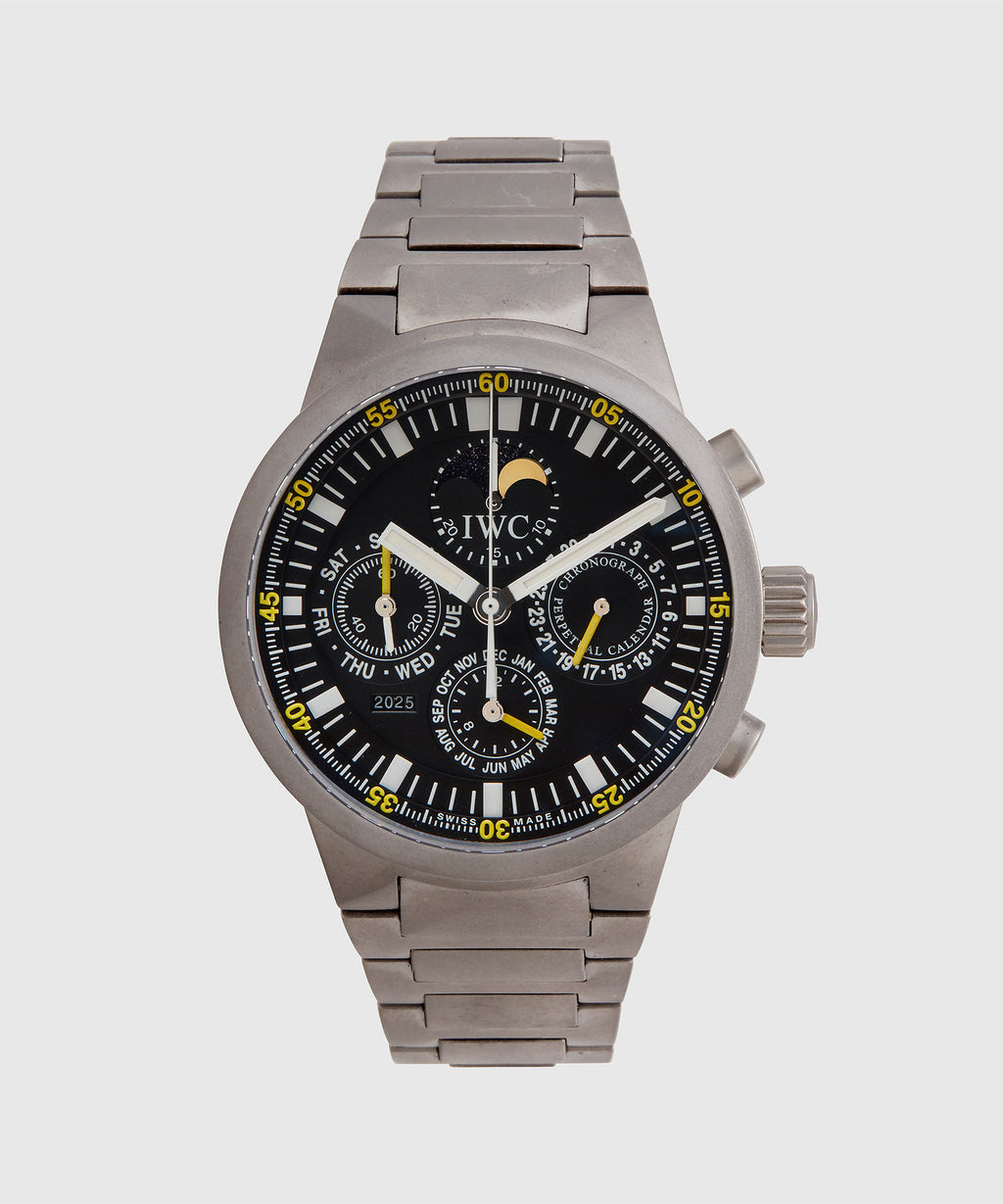 2004 IWC Perpetual Calendar Titanium Chronograph Watch