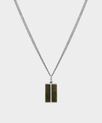 Miansai Sterling Silver Duo Jasper Necklace