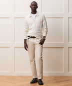Italian Cashmere Half-Zip Sweater Polo