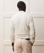 Italian Cashmere Half-Zip Sweater Polo