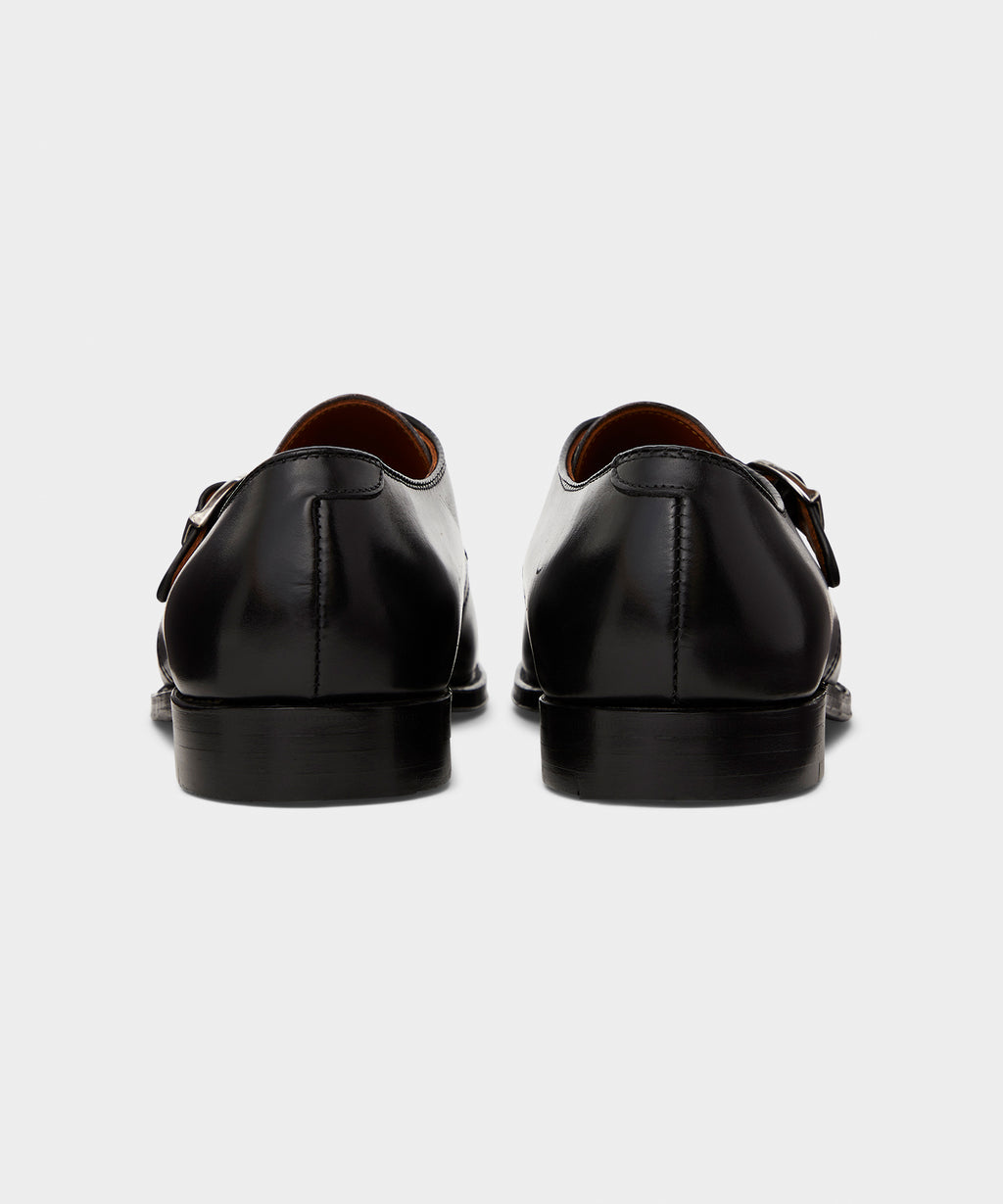 Alden Plain Toe Monk Strap Shoe