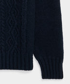 TS x Inis Meáin 50-Year Aran Mockneck Sweater