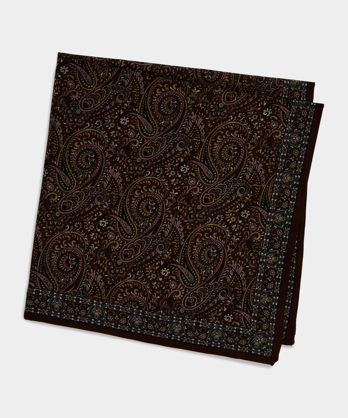 Italian Cotton-Linen Paisley Neckerchief