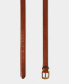 Italian Beveled Edge Leather Belt