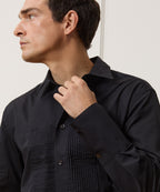Armando Cabral Pleat Bib Tuxedo Shirt