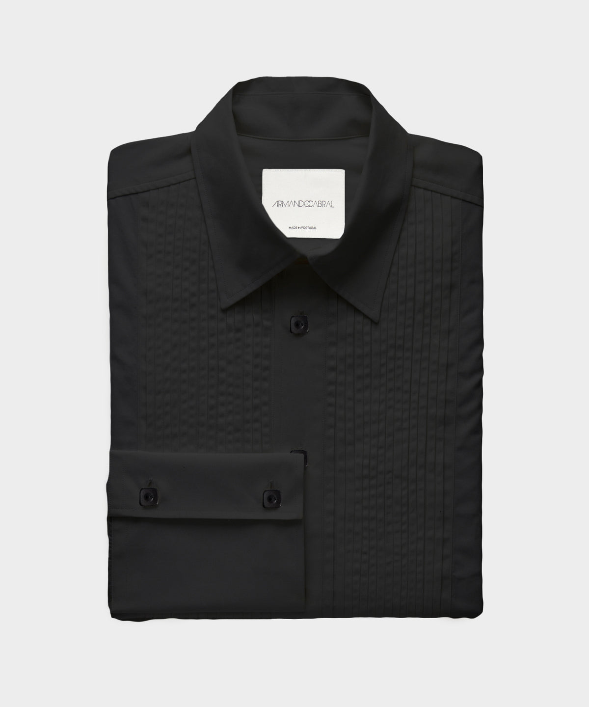 Armando Cabral Pleat Bib Tuxedo Shirt