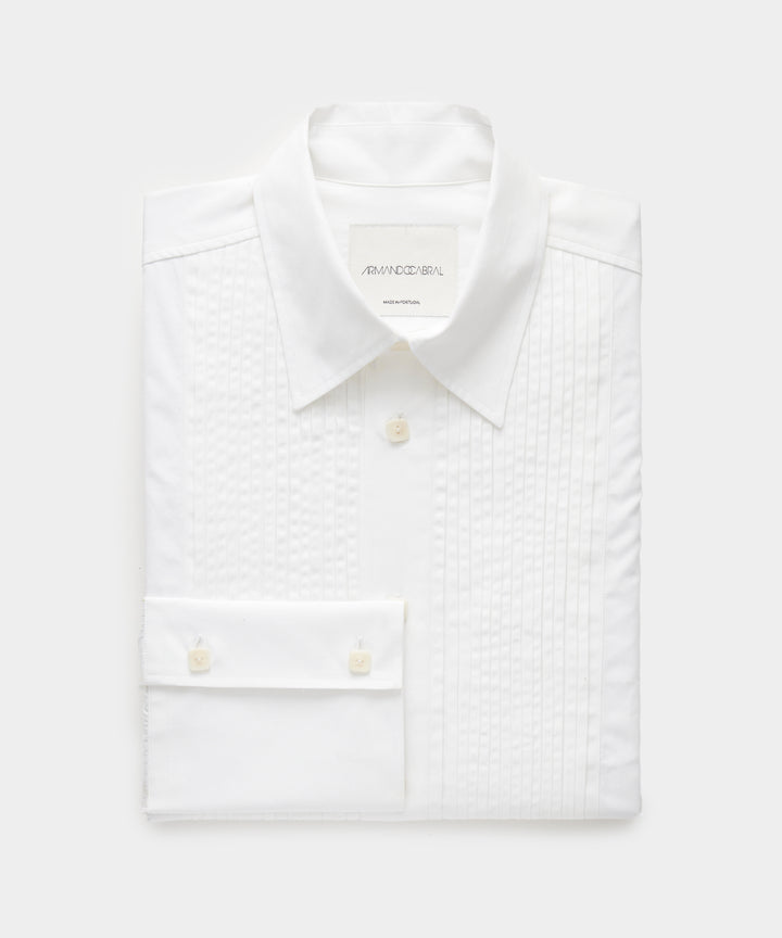 Armando Cabral Pleat Bib Tuxedo Shirt