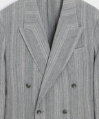 Italian Multi-Stripe Linen Wythe Jacket