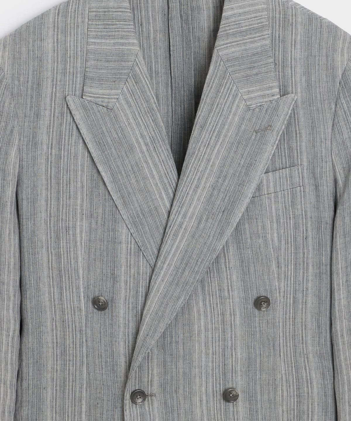 Italian Multi-Stripe Linen Wythe Jacket
