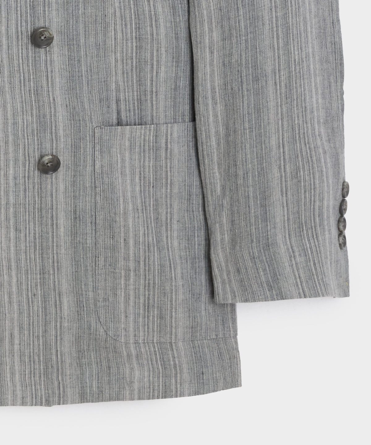 Italian Multi-Stripe Linen Wythe Jacket