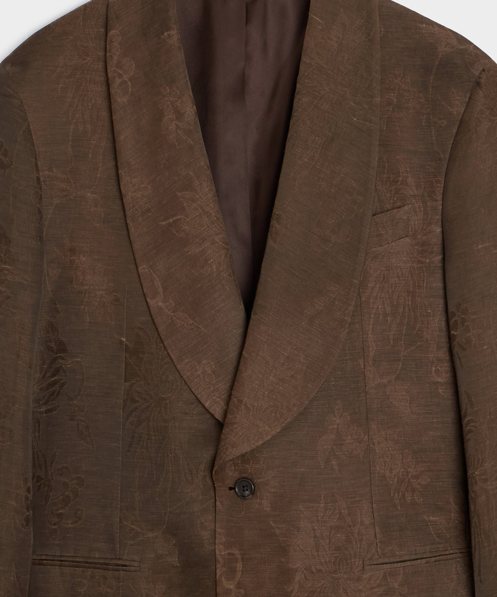 Italian Linen-Cupro Dayshawl Jacket