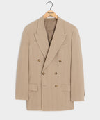 Italian Linen-Silk Herringbone Wythe Jacket