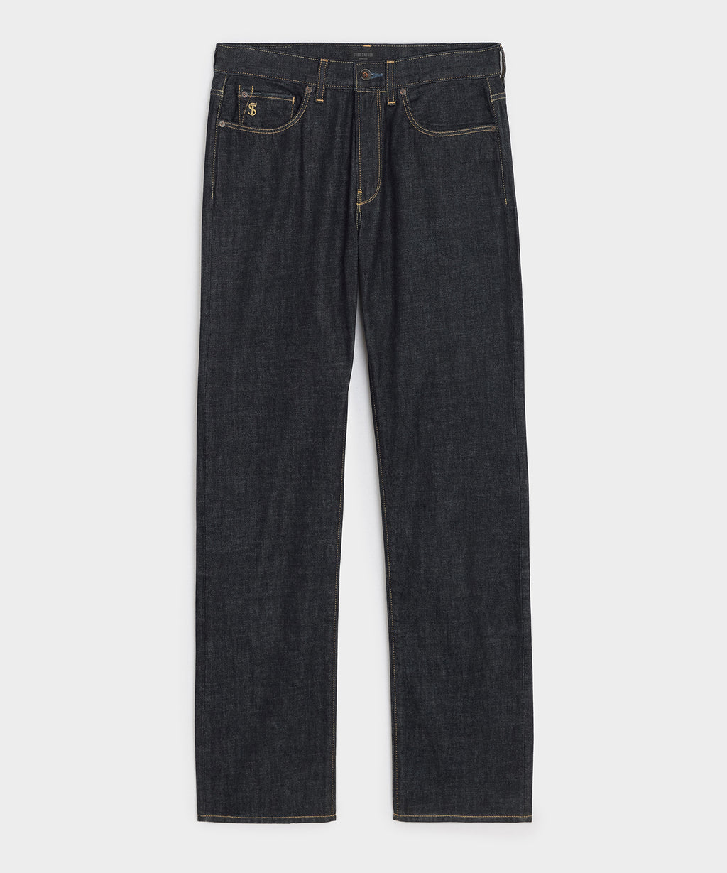 Straight Fit Summerweight Jean in Rinsed Indigo