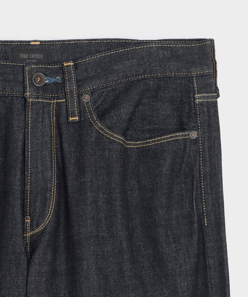 Straight Fit Summerweight Jean in Rinsed Indigo