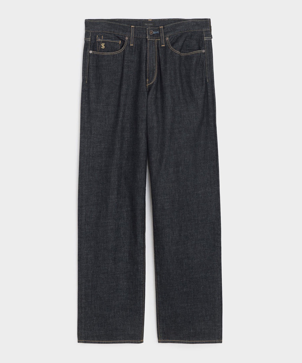 Relaxed Summerweight Jean in Rinsed Indigo