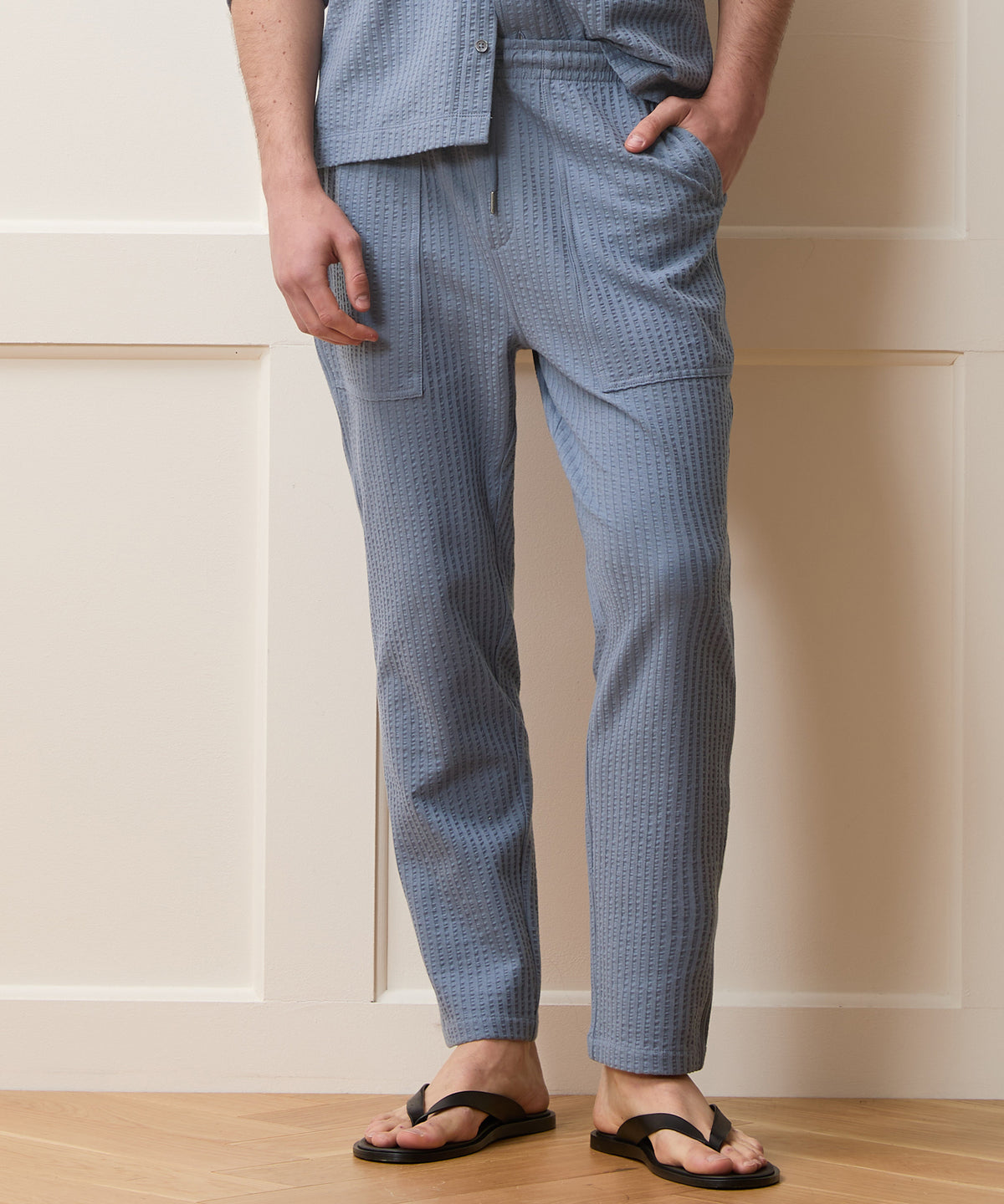 Knit Seersucker Pant