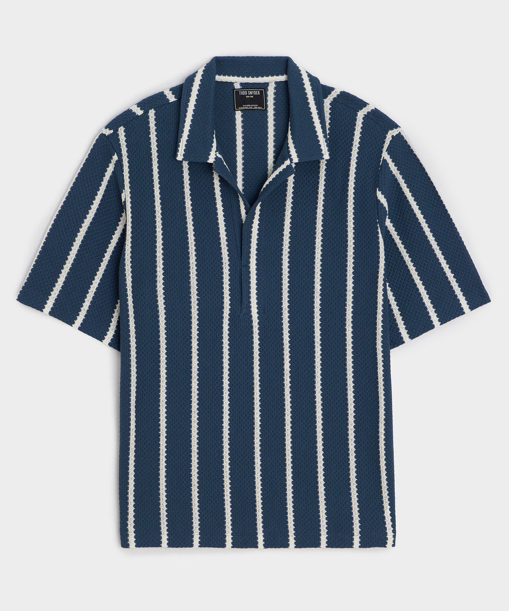 Relaxed Textured Montauk Polo