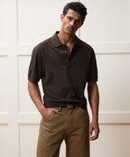 Relaxed Cotton Pique Polo