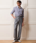 Italian Linen-Wool Wythe Trouser