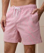 5" Seersucker Montauk Swim Trunk