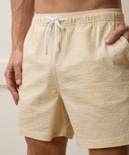 5" Seersucker Montauk Swim Trunk
