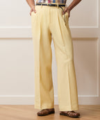 Italian Sueded Linen Gaucho Pant
