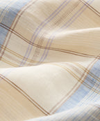 Italian Linen Plaid Big Shirt