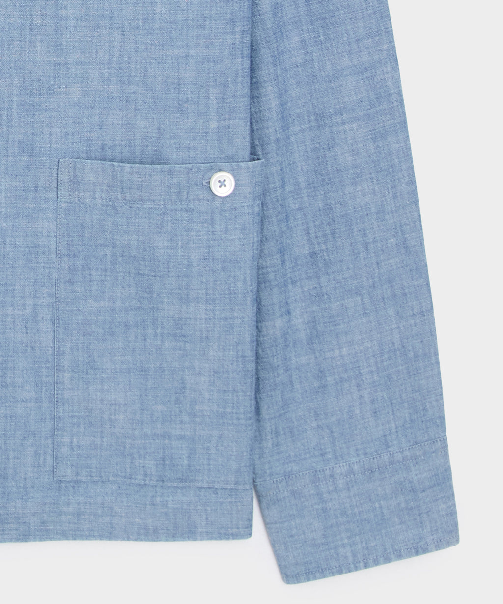 Chambray Guayabera Shirt