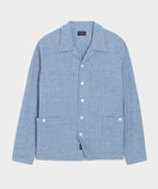 Chambray Guayabera Shirt