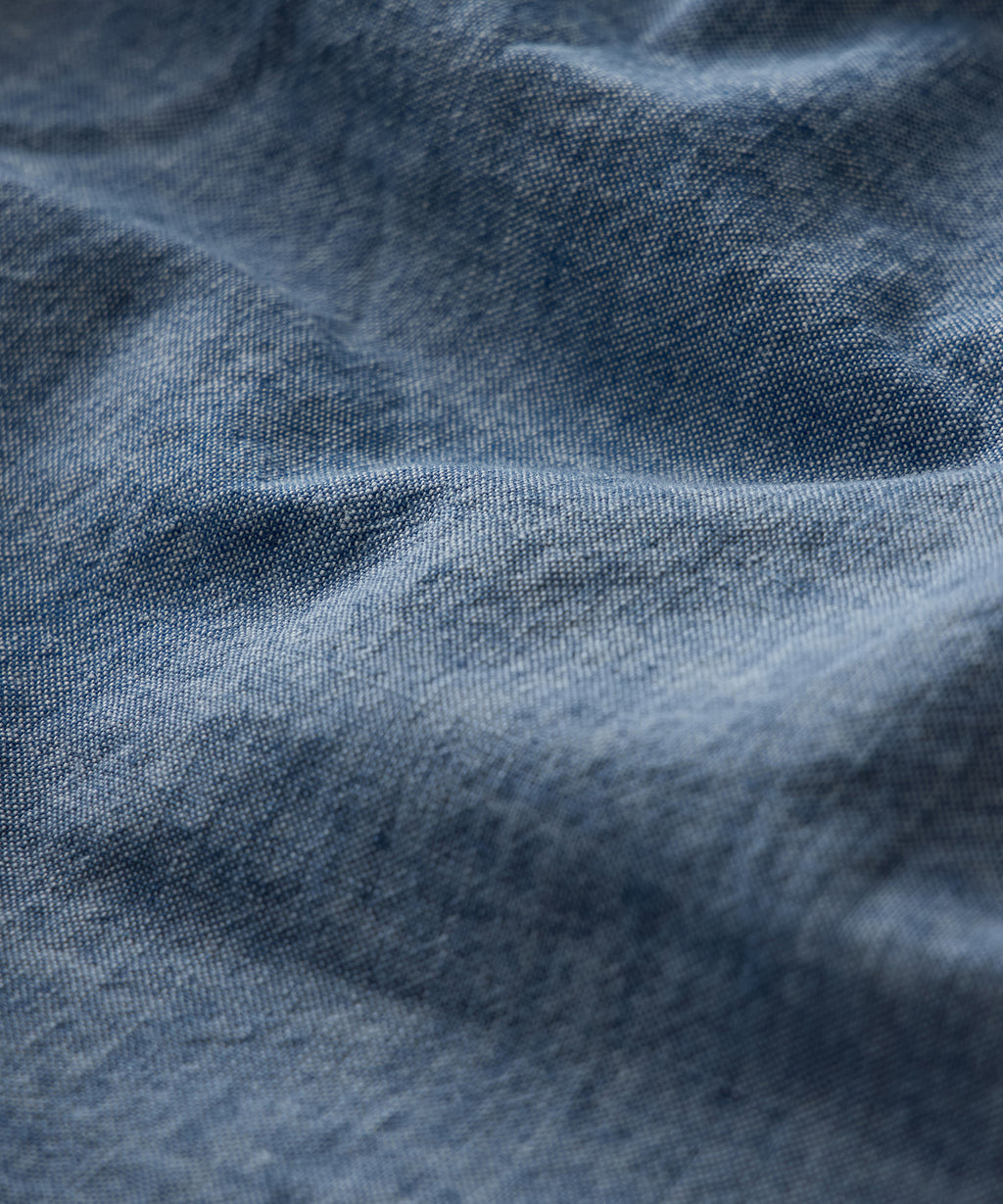 Chambray Guayabera Shirt