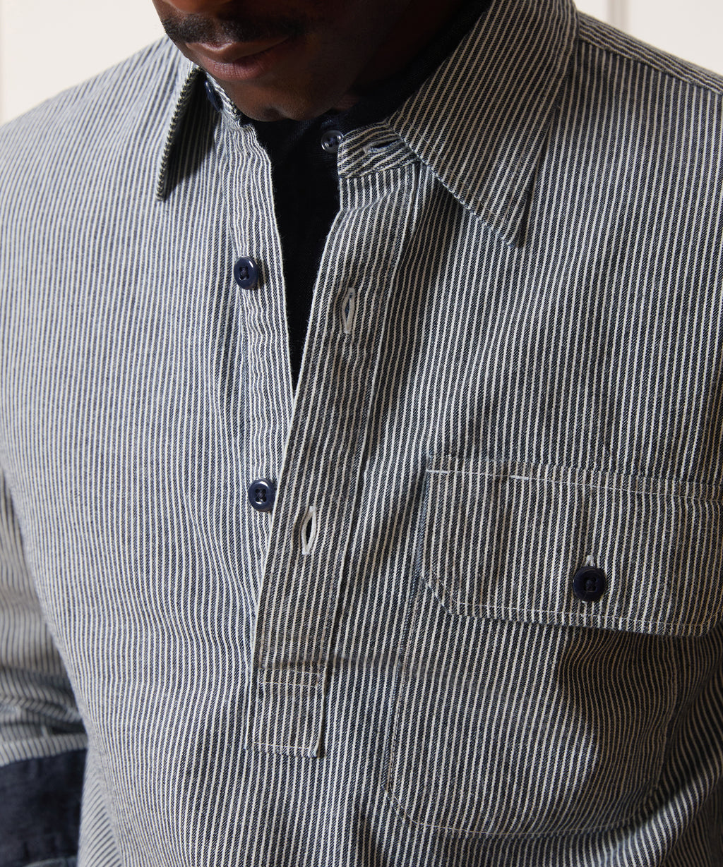Hickory Stripe Mariner Shirt