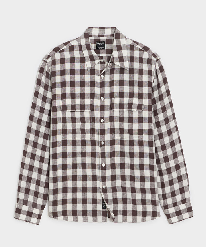 Sea Soft Linen Utility Shirt