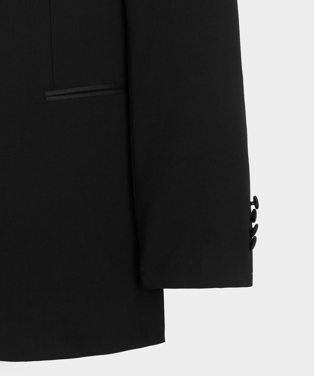 Italian Wool Peak Lapel Tuxedo Jacket