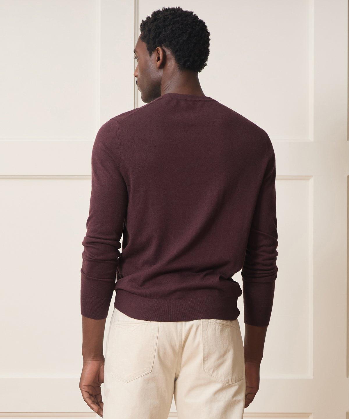Silk-Cashmere Crewneck Sweater