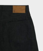 Straight Fit Lightweight Japanese Selvedge Jean in Dark Charcoal