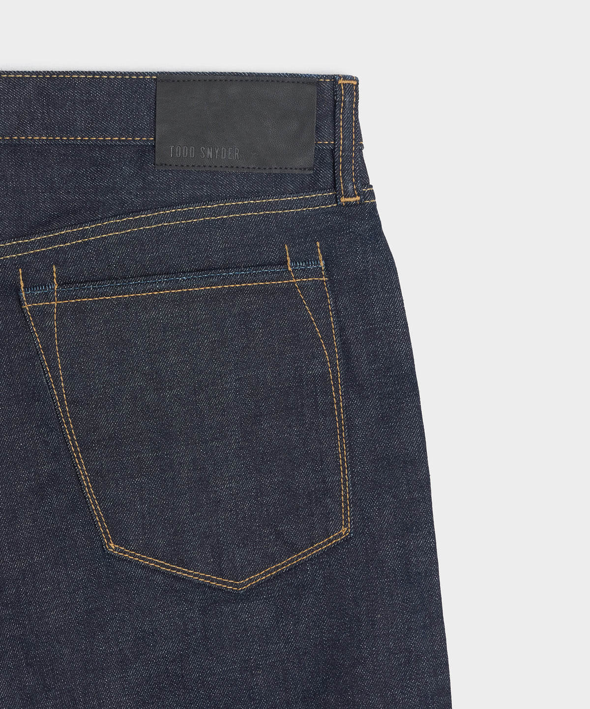 Straight Fit Japanese Selvedge Stretch Jean in Indigo