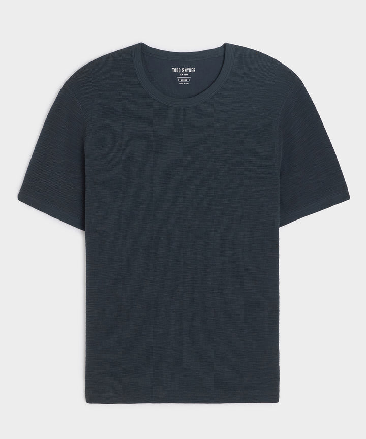 Lightweight Mini Waffle Tee