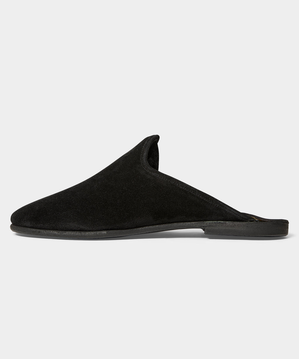 Sabah Baba Suede Shearling Slide