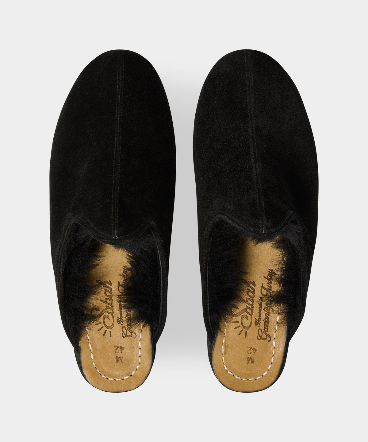 Sabah Baba Suede Shearling Slide
