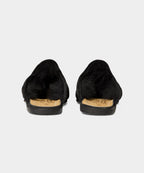 Sabah Baba Suede Shearling Slide