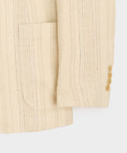 Italian Linen Silk Double Stripe Sport Coat