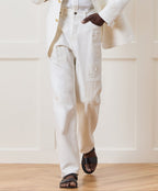 Relaxed Selvedge Jean in Distressed White