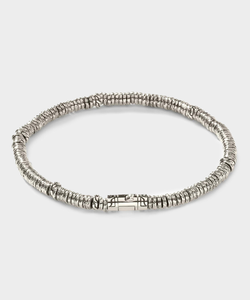 John Hardy Sterling Silver Heishi Bracelet