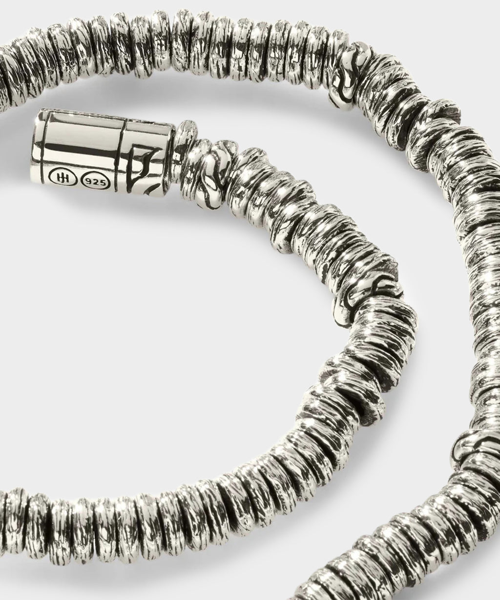 John Hardy Sterling Silver Heishi Bracelet