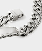 John Hardy Sterling Silver ID Curb Bracelet, 11MM