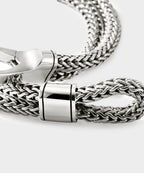 John Hardy Sterling Silver Double Row Bracelet