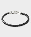 John Hardy Sterling Silver Leather Bracelet
