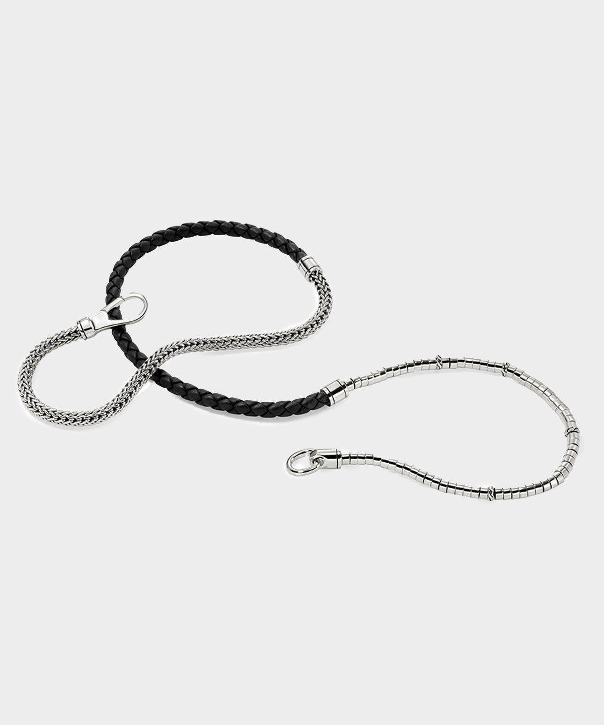 John Hardy Sterling Silver Heishi Triple Wrap Bracelet